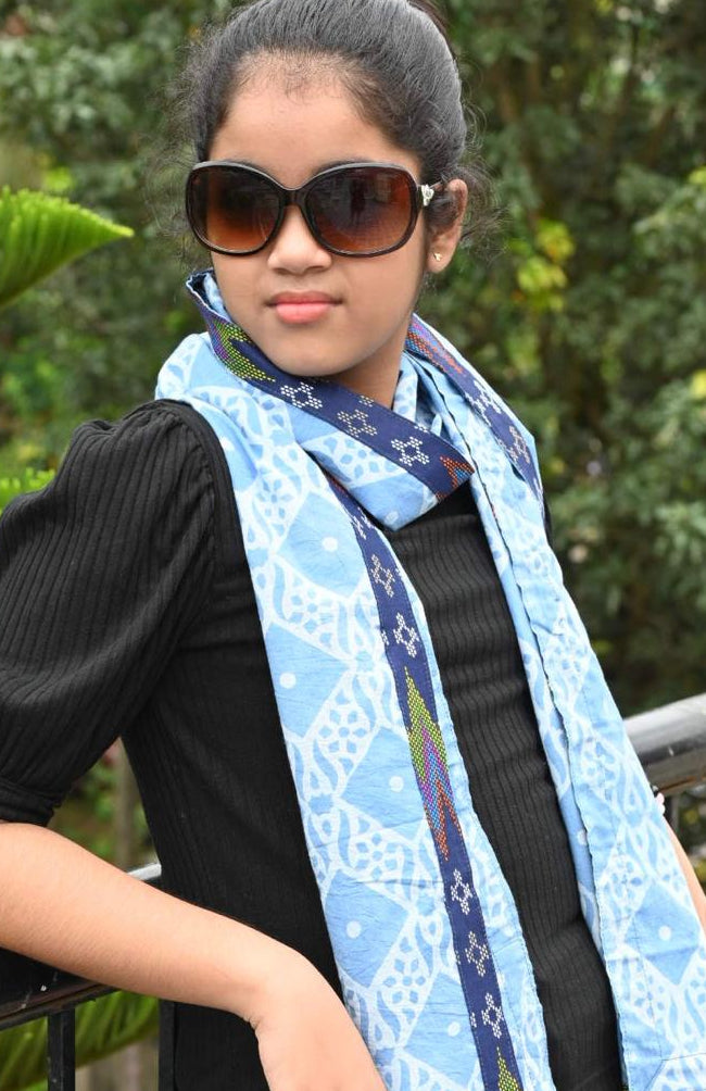 TIE AND DYE COTTON STOLE